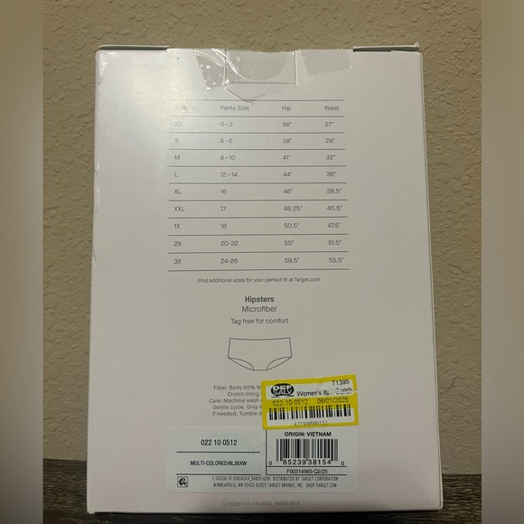 Auden Microfiber Hipster Set (6pk) - Picture 2 of 2